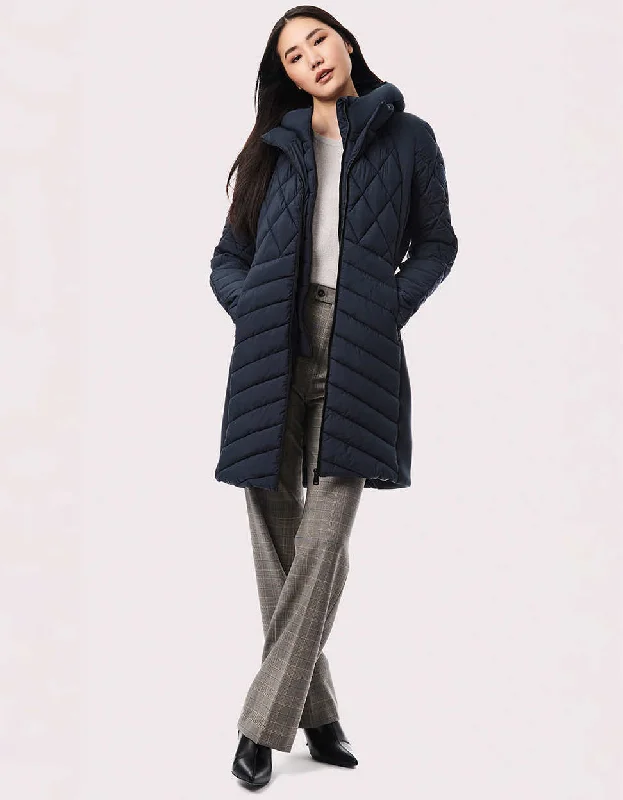 Belted women's cashmere coats in soft pastels for a luxurious feelNeo Active Double Up Puffer