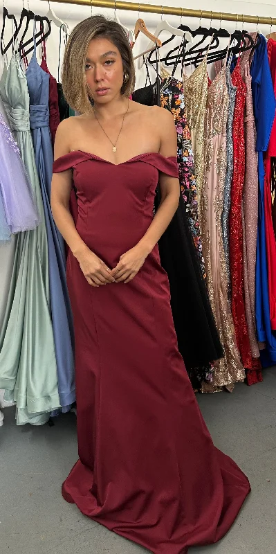 Bodycon dress in a geometric pattern​Off Shoulder Long Formal Dress Sale