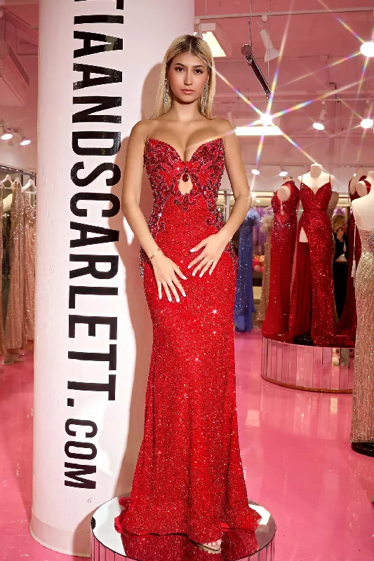 Sheath - style bodycon dress for a sophisticated office lookPortia and Scarlett PS24878C Long Formal Prom Dress Sheath - style bodycon dress for a sophisticated office lookPortia and Scarlett PS24878C Long Formal Prom Dress