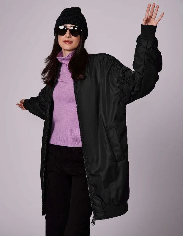Women's reversible down coats with two - tone designs for versatile stylingStreet Style Bomber Jacket Women's reversible down coats with two - tone designs for versatile stylingStreet Style Bomber Jacket