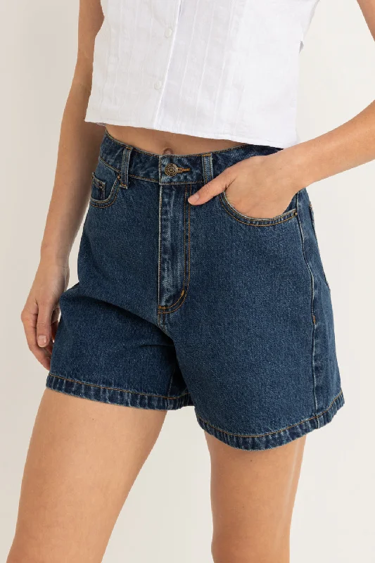 Jeanette Women Shorts with a Soft and Comfortable FeelEscape Denim Short Dark Blue