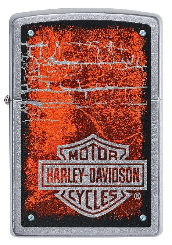 Striped Women Long Sleeve Top in a Timeless PatternHarley-Davidson® Lighter, Orange Street Chrome Striped Women Long Sleeve Top in a Timeless PatternHarley-Davidson® Lighter, Orange Street Chrome