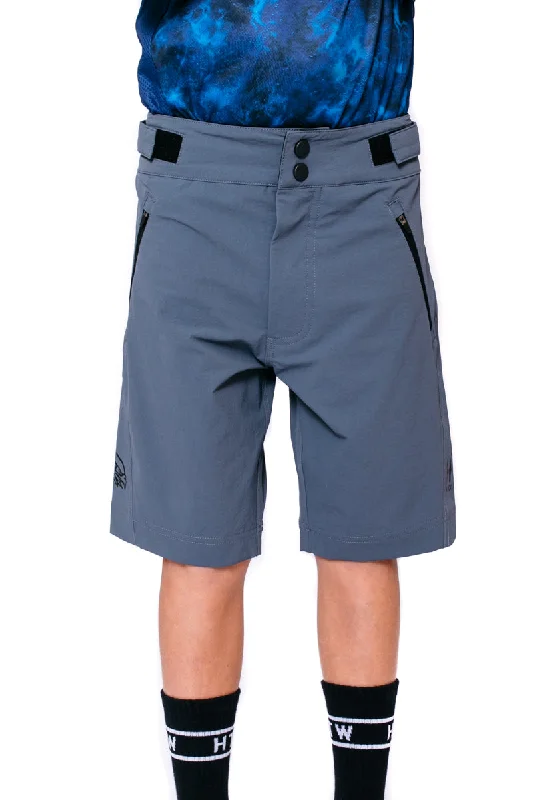 Tie - Waist Women Shorts for a Customizable Fit"Shred" MTB Short YOUTH Slate Blue