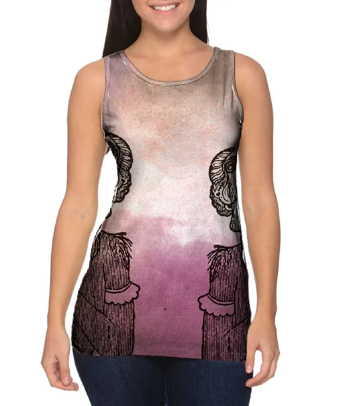 Plus Size Women's Glitter - Trimmed Tank Tops for Party NightsIndia - "Kali 2"