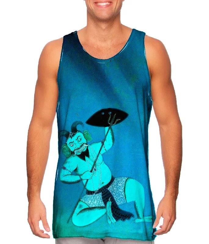 V - Neck Women's Moisture - Wicking Tank Tops for RunningIndian - "Hyranyaksha the Asura" V - Neck Women's Moisture - Wicking Tank Tops for RunningIndian - "Hyranyaksha the Asura"
