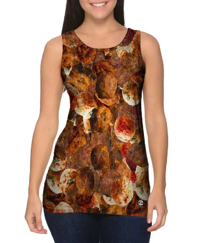 Women's Sleeveless Ribbed Tank Tops for a Trendy LookItalian Meat Balls
