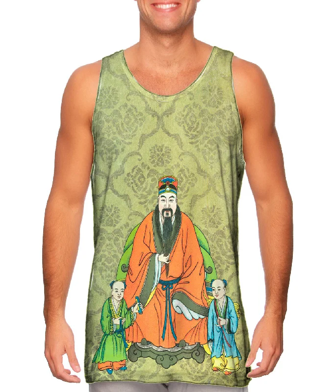 Plunge Neck Women's Seamless Tank Tops for a Smooth FitJapan - "Hoatouo And His Two Attendants" Plunge Neck Women's Seamless Tank Tops for a Smooth FitJapan - "Hoatouo And His Two Attendants"