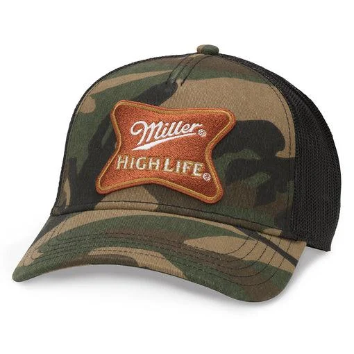 Plus Size Women Long Sleeve Top for a Flattering and Comfortable FitValin Hat: Miller High Life - Camo Plus Size Women Long Sleeve Top for a Flattering and Comfortable FitValin Hat: Miller High Life - Camo