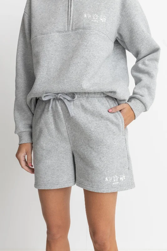 Cuffed Women Shorts for a Laid - Back and Trendy LookPacifica Fleece Short Grey