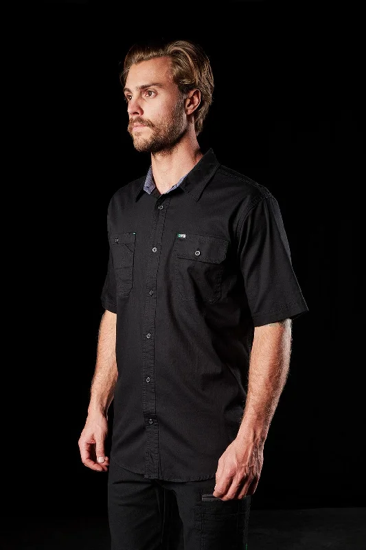 SSH-1 Short Sleeve Work Shirt - Black