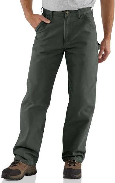 B11 - Washed Duck Work Loose Fit Pant - Moss