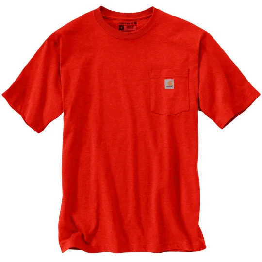 K87 - Loose Fit Heavyweight Pocket Tee, Currant Heather