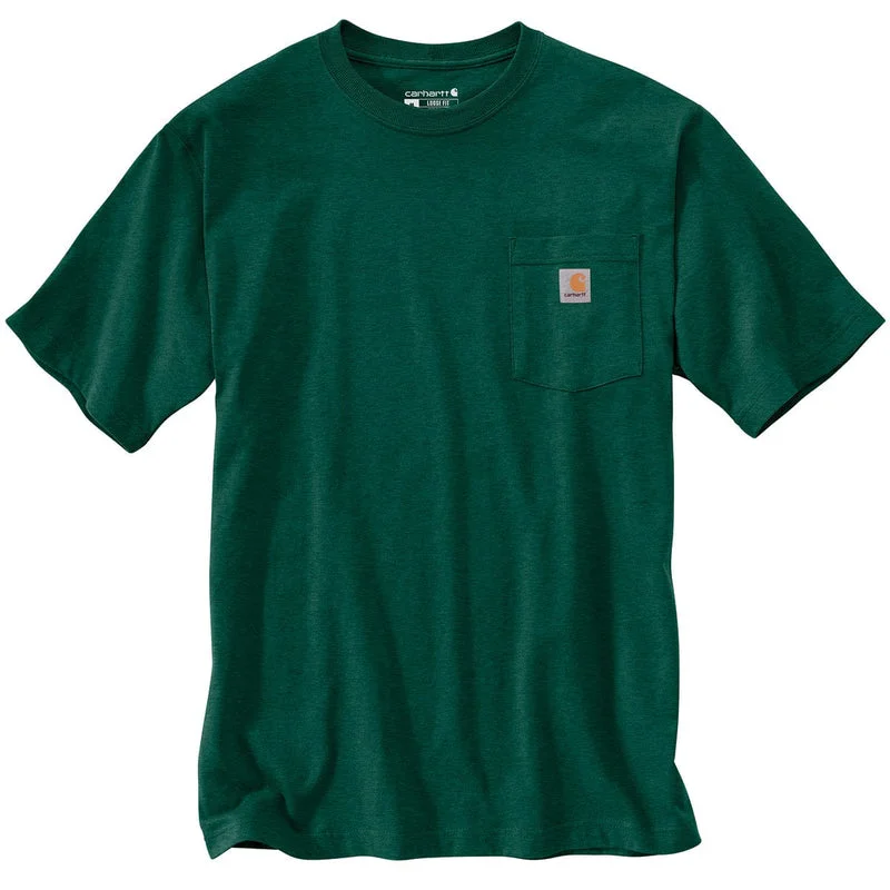 K87 - Loose Fit Heavyweight Pocket Tee, North Woods Heather