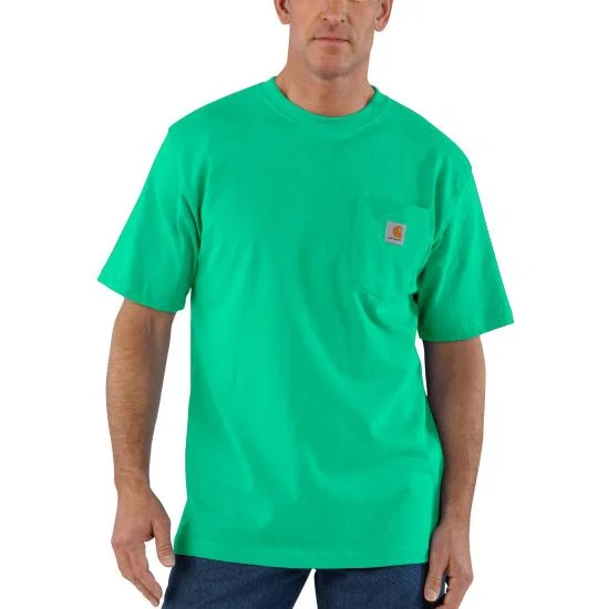 K87 - Loose Fit Heavyweight Pocket Tee, Malachite (Seasonal)