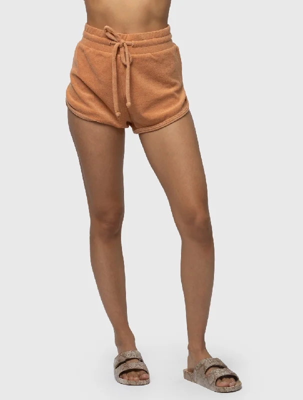 Plus Size Women Shorts with a Comfortable and Stylish FitYEAR OF OURS CAMEL TERRY VACATION SHORT